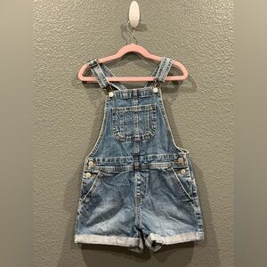 Girls Cat & Jack Size 8 Medium Blue Jean Bib Overalls